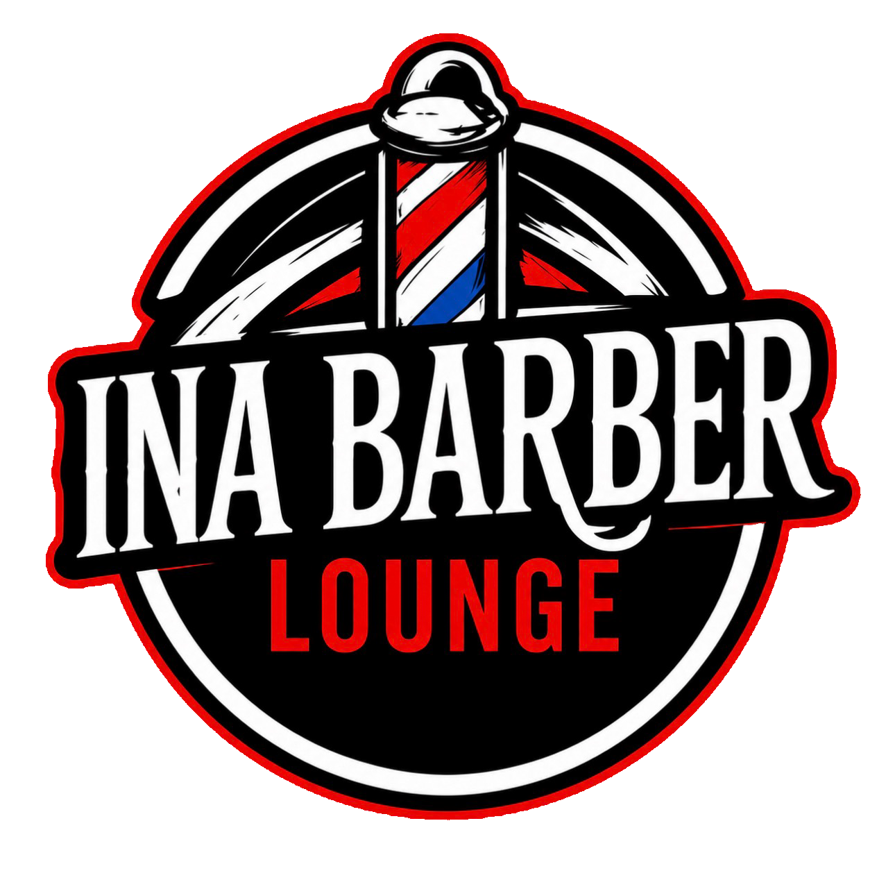 INA Barber Lounge Emblem